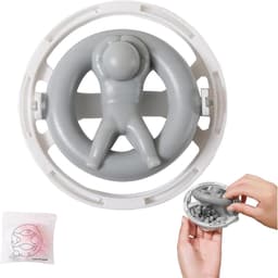 Wasmachine Pluisvanger - Haarfilter - Kleding Reinigen - Fijnmazig Ontwerp - 10x10x4 cm - Grijs Groen — thumbnail 5