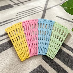 Wasknijpers - Kledingclips - Wassen Drogen - Winddicht Ontwerp - 10 Stuks - Kleurrijk — thumbnail 3
