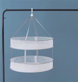 Wasnet Kleding Drogen - Droogmand Opvouwbaar - Gevoelige Stoffen Drogen - Meerlaags Ventilatie Net - 61 x 78 cm - Grijs — thumbnail 3