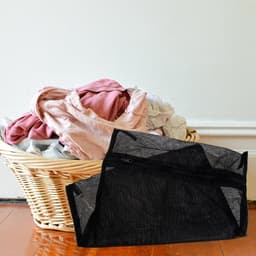 Wasmandjes Set - Kledingzakken - Kleding Wassen - Roestvrije Rits - 38x28 cm - Zwart — thumbnail 3
