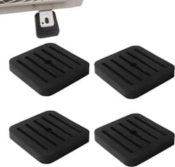 Trillingsdempers Airco - Anti-vibratie pads - Apparaten Stabiliseren - Geluid en Trillingen Reduceren - 4 stuks - Zwart — thumbnail 1