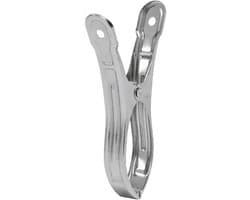 Handdoekklemmen - Wasknijpers - Was ophangen - Roestvrij staal - 10 stuks 9cm - Zilver