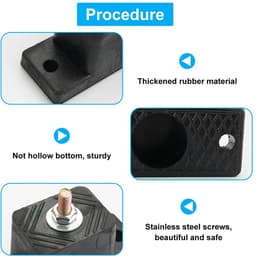 Allecto Plus - 4 stuks Airconditioning Trillingsdemper Rubber Lagers — thumbnail 3