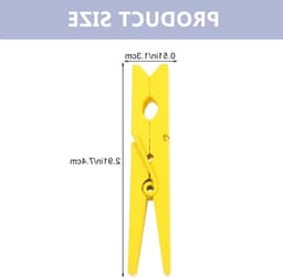 30 Stuks Bamboe Wasknijpers - Houten Kledingknijpers voor Creatieve Projecten en Handwerk — thumbnail 4