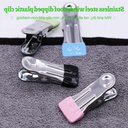Metalen wasknijpers - multifunctioneel en antislip - 40 stuks - verschillende kleuren — thumbnail 2