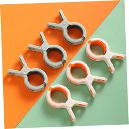 Wasknijpers Set - Kledingclips Houder - Kleding Droge - Winddichte Sterke Klem - 6 Stuks - Willekeurige Kleur — thumbnail 2