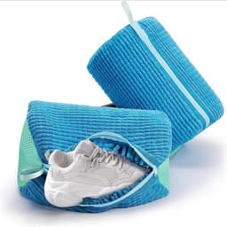 2 Stuks Schoenwaszakken voor de Wasmachine, Herbruikbare Waszakken met Rits, Ideaal voor Sneakers en Schoenen reinigen — thumbnail 1