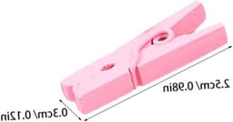 Mini Kledingknijpers 100 Stuks van Natuurlijk Hout - Fotoknijpers voor DIY Decoratie en Creatieve Projecten — thumbnail 1