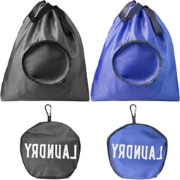 Vouwbare Waterdichte Waszakken voor Reizen - 2 Stuks, Ideaal voor Camping en Opbergen van Vuile Kleding (53 x 52 cm) — thumbnail 1