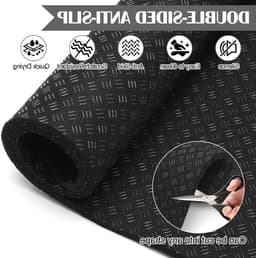 Dubbelzijdige antislip anti-vibratie mat voor wasmachine 60 x 60 cm - waterdichte vloerbescherming, onderlegger voor droger en koelkast, trillingsdemping en vloerbescherming — thumbnail 5