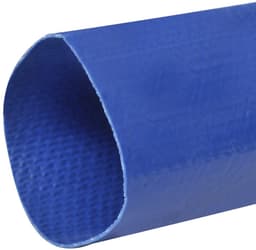 Brandslang - Waterslang 50 Meter - 1 Inch (25 mm) - Blauw - Platte Afvoerslang voor Waterpomp - Versterkt Polyester & PVC - 3 Bar Werkdruk — thumbnail 2