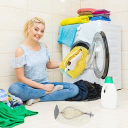Set van 2 Schoenwaszakken voor Sneakers, Bescherming tegen Vervorming, Ideaal voor Schoenonderhoud en Reiniging — thumbnail 3
