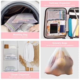 Waszak voor wasmachine 11 stuks – set met ritssluiting voor beha, reizen, schoenen, koffer, sokken – meerdere maten — thumbnail 3