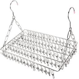 Dailygoods- Wasdroogrek Roestvrij Staal - Multifunctioneel Droogrek - Inklapbaar - Verstelbaar - Kledingrek - Lange Levensduur — thumbnail 2