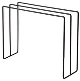 Dailygoods- Droogrek Roestbestendig - Handdoekrek Keuken - Handdoekhouder Badkamer - Staand Ontwerp - Drie Rijen Hangers - Duurzaam Ijzer — thumbnail 1