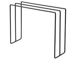 Dailygoods- Droogrek Roestbestendig - Handdoekrek Keuken - Handdoekhouder Badkamer - Staand Ontwerp - Drie Rijen Hangers - Duurzaam Ijzer