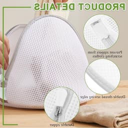 Set van 4 Wasnetten voor de Wasmachine - Herbruikbaar, Ideaal voor Bh's, Ondergoed en Kleding - Stevig en Duurzaam Wasaccessoire — thumbnail 2