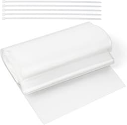 Afvoerslang 10 m voor regenpijpen, tijdelijke slang voor afvoer tot Ø 125 mm inclusief 5 kabelbinders, waterdicht en flexibel — thumbnail 1