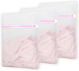 Set van 3 Herbruikbare Mesh Waszakken met Ritsen, 12"x16", Perfect voor Delicate Kleding, Ondergoed en Reizen — thumbnail 1