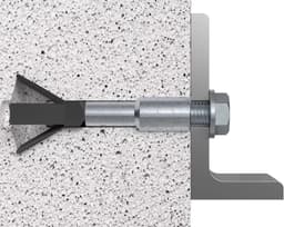 Gasbetonanker - Metaalanker Betonanker - Bevestigen in Beton - Eerste Goedgekeurde Metalen Anker - M6 - Zilverkleurig — thumbnail 3