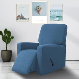 Elastic Stoelhoes voor Volledige Bescherming van Ligstoelen - UV-bestendig, Waterdicht en Ademend (Jeansblauw) — thumbnail 5