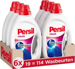 Persil Gel Color - Vloeibaar Wasmiddel - Gekleurde Was - 6 x 19 Wasbeurten - Voordeelverpakking — thumbnail 1