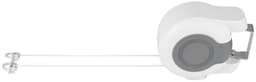 Allecto - Retractable Clothesline - Waslijn - Wall Mounted - PVC Draad - 2x12.8m - Geschikt voor Binnen en Buiten - Wit — thumbnail 3