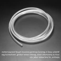 Pneumatische Slang voor Luchtcompressor - PU Buizen voor Water en Vloeistofoverdracht (6mm ID x 8mm OD, 2 Meter, Duidelijk) — thumbnail 4