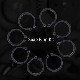 Allecto - E-Clip Bevestigingsring Set - 300-delige Set - Diverse Maten - Zwart - Bevestigingsmaterialen - Voor Klussen - Geschikt voor Diverse Toep... — thumbnail 3