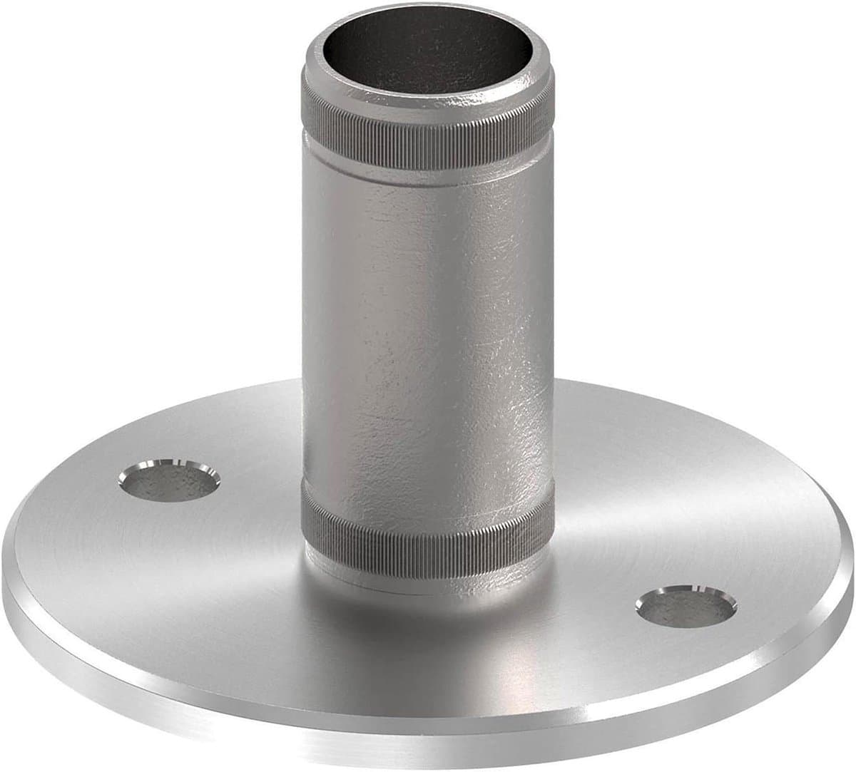 Roestvrijstalen Anker - Muur Vloer - Buis Bevestigen - V2A Materiaal - 337mm Buis - Zilverkleurig — afbeelding 1
