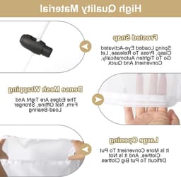Grote 3-Pack XXL Wasnet 60 x 90 cm voor Wasmachine met Trekkoord, Ideaal voor Kleding, Dekens en Handdoeken — thumbnail 5