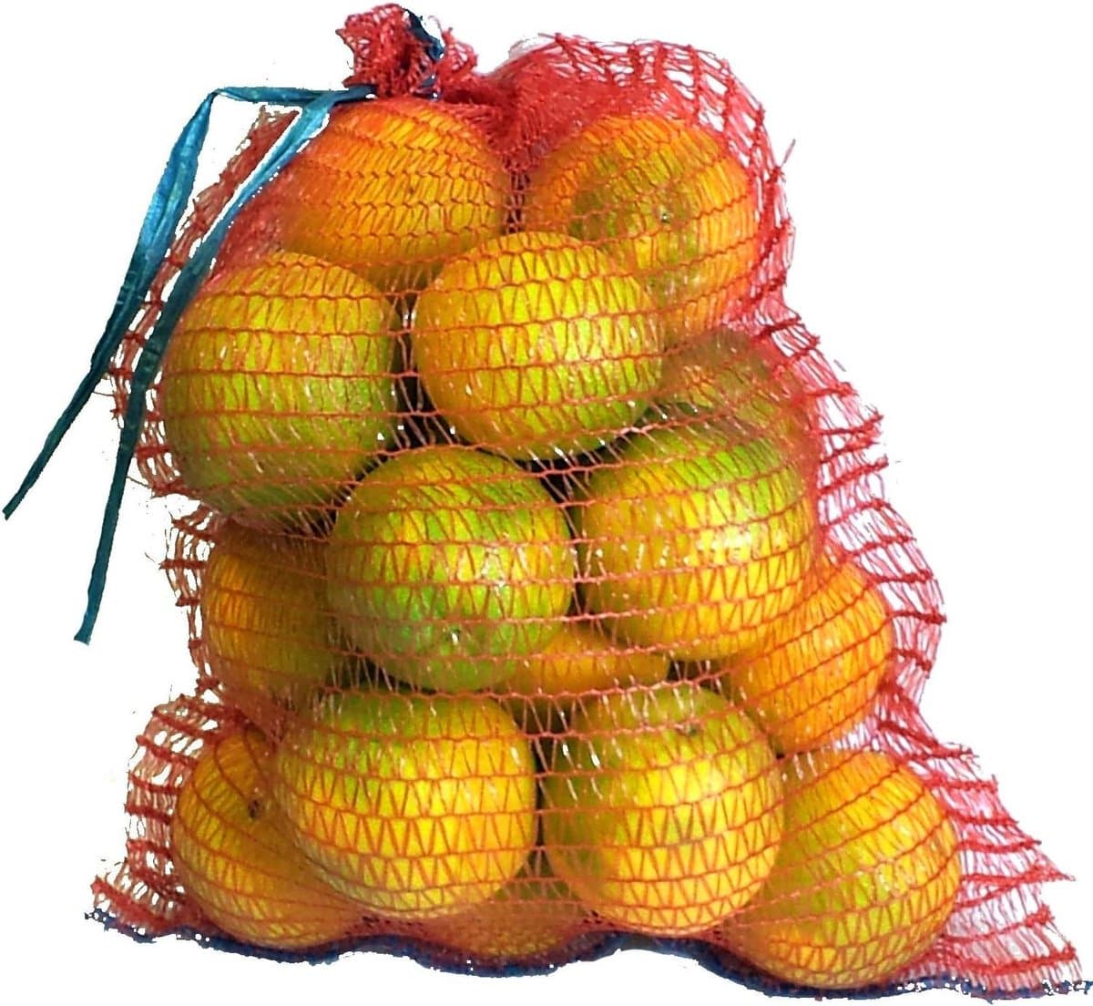 Gaas Zakken - Verpakking Zakken - Groente Fruit Opslag - Met Mondbinder - 40x50 cm - Rood — afbeelding 1