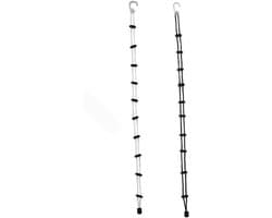 2 Stuks Verstelbare Sok Hanger voor Droogrekken - Opbergoplossing voor Sokken, Wasgoed Organizer en Drooglijn voor Thuisgebruik