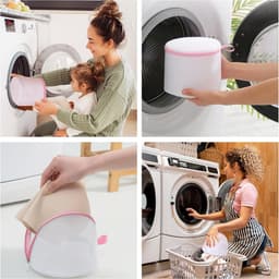 Herbruikbare waszakken voor bh's - 3 stuks, mesh waszak voor delicate lingerie, sokken en ondergoed in de wasmachine — thumbnail 3