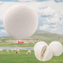 Allecto - Droogballen - Natuurlijke Wol - Verkleint Droogtijd - Droogballen voor Wasdroger - Duurzaam en Gezond - Geschikt voor Alle Was — thumbnail 2