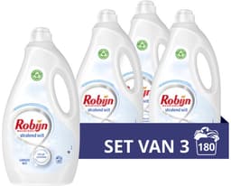 Robijn Stralend Wit Vloeibaar Wasmiddel - 3 x 60 wasbeurten - Voordeelverpakking — thumbnail 1