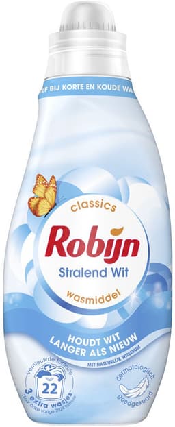 Robijn Klein & Krachtig Wasmiddel Stralend Wit 22 Wasbeurten 665 ml — thumbnail 1