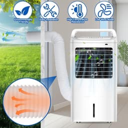 Afvoerslang Airco - Flexibele Slang - Ruimte Koelen - Opvouwbaar Ontwerp - 3 Meter 150mm - Wit — thumbnail 2
