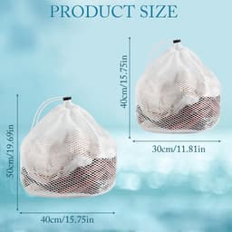 Dailygoods- Waszak - 2 Stuks - Duurzaam Polyester - Waszak voor — thumbnail 4