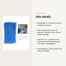 Dailygoods- Waslijn Multifunctioneel - Gietwas voor Sieraden - Waslijn voor Verwerken - Waslijn zonder Resten - Waslijn 1 mm - Praktisch Gereedschap — thumbnail 4