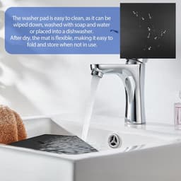 Dailygoods- Wasmachine-overtrek 60x60cm - Zachte/beschermhoes - Stofbescherming - Voermat - Koffiemat - Warmte-isolatiemat - Handwasbaar - Wasmachinepad — thumbnail 5