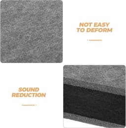 Subwoofer Isolatiepad - Geluidsreducerende Mat - Trillingsdemping Thuis - Schokabsorberende Gel - 42 x 21 x 5.2 cm - Multicolor — thumbnail 5