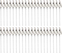 Fotoclips Metaal - Klemmen Memo - Presenteren Notities - Lange Strakke Bek - 40 stuks - Zilver — thumbnail 1