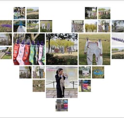 Elastische Kledinglijn - Draagbare Waslijn - Reizen en Outdoor - Met 12 Knijpers - Tot 380 cm - Blauw — thumbnail 4