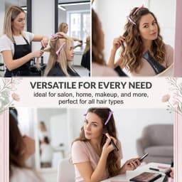 Haarspelden Klemmen - Kappersklemmen Styling - Haar Fixeren - Markeringsvrij Ontwerp - 118 cm - Pastelkleuren — thumbnail 2