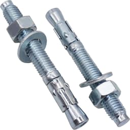 Wigankers - Metalen pluggen - Beton bevestigen - Verzinkt staal - M12 x 120 mm — thumbnail 1