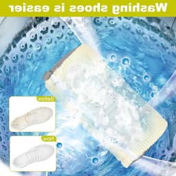 Schoenwaszak voor de wasmachine - 2 stuks, ideaal voor het reinigen van sportschoenen en leren schoenen — thumbnail 4