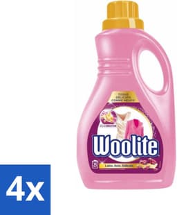 Woolite Wasmiddel Wol en Zijde met Keratine 25 wasbeurten 1,5 liter - Voordeelverpakking - 4 stuks — thumbnail 3
