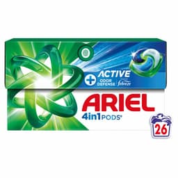 Ariel 4in1 Wasmiddel Pods Actieve Geurbestrijding - 26 stuks — thumbnail 1