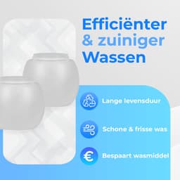 Syllio Doseerbol - 2 Stuks - Tot 230 ML - Wasbol - Wasbollen Voor Wasmachine- Doseerdop - Wasballen — thumbnail 3